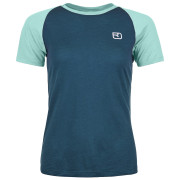 Damen-T-Shirt Ortovox 120 Tec Fast Mountain Ts W blau/hellblau Petrol Blue