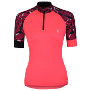 Damen-Radtrikot Dare 2b Follow Through Jrsy rosa/rot Neon Pink/Neon Pink Wave