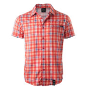 Herrenhemd Elbrus Loen rot Red/Navy/OrangeCheck