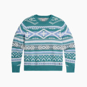 Damenpullover Royal Robins W Westlands Pullover blau/weiß Mineral Htr Acacia Pt