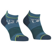Herrensocken Ortovox Alpine Light Low Socks M blau mountain blue