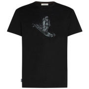Herren T-Shirt Icebreaker Merino 150 Tech Lite Skiing Yeti schwarz Black