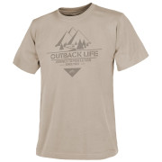Herren-T-Shirt Helikon-Tex T-Shirt (Outback Life) beige Khaki