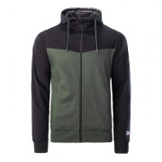 Herren-Sweatshirt Hi-Tec Sabarin grün/schwarz Deep Forest/Black