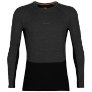 Herren-Funktionsshirt Icebreaker ZoneKnit™ 200 LS Crewe grau jet heather/black/metro heather/cb