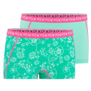 Höschen Kari Traa Attraktiv Hipster 2pk (2018) rosa/grün Water