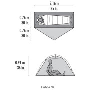 Ultraleichtes Zelt MSR Hubba NX