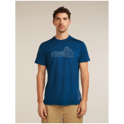 Herren-Funktionsshirt Icebreaker Merino Blend 125 Cool-Lite™ Sphere SS Tee Beta blau ATLANTIS