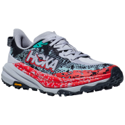Herren Laufschuhe Hoka M Speedgoat 6 grau/rot Gull / Stormy Skies