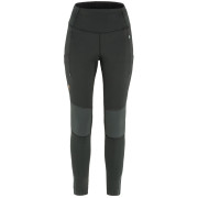 Damen-Leggings Fjällräven Abisko Värm schwarz Black-Iron Grey