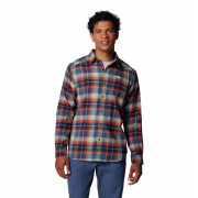 Herrenhemd Columbia Cornell Woods™ Flannel Long Sleeve Shirt blau/grau Collegiate Navy Classic Multi Tartan