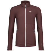 Damen Funktions-Sweatshirt Ortovox Fleece Jacket W rot Winetasting
