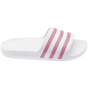 Damenpantoffeln Adidas Adilette Aqua weiß Ftwwht/Roston/Ftwwht