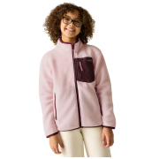 Kinder-Funktions-Sweatshirt Regatta Junior Frankie Warm Fleece Pink Haze/Fig