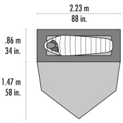 Zelt MSR Hubba Tour 1
