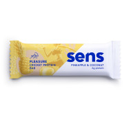 Riegel mit Grillenmehl Sens Genussprotein Ananas&Kokos