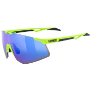 Sonnenbrille Uvex Pace Perform S Cv gelb/blau Yellow Matt/Mir. Blue