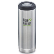 Thermoflasche Klean Kanteen TK Wide loop 16 oz silber BrushedStainless