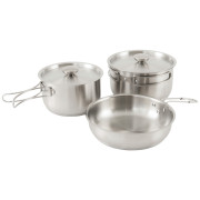 Geschirrset Outwell Supper Set M silber Silver