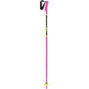 Skistöcke Leki Racing Kids rosa/gelb neonpink-black-neonyellow