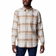 Herrenhemd Columbia Cornell Woods™ Flannel Long Sleeve Shirt hellbraun Dark Stone Classic Multi Tartan