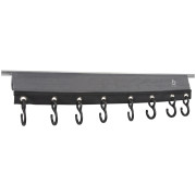 Kleiderständer Bo-Camp Coat-hanger Velcro 8-hook schwarz Antracit