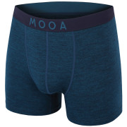 Herren-Boxershorts MOOA MerinoSilk 4in blau legion blue melange