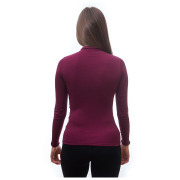 Damen-Funktionsshirt Sensor Merino DF mit Reißverschluss