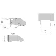 Vordach Easy Camp Voss Canopy II.