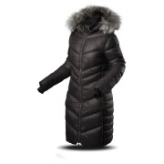 Damen-Wintermantel Trimm Arta schwarz black