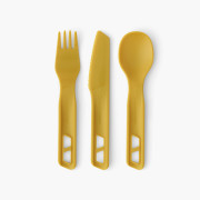 Besteckset Sea to Summit Passage Cutlery Set 3 Piece gelb