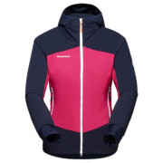 Damenjacke Mammut Taiss IN Hybrid Hooded Jacket Women rosa pink/marine