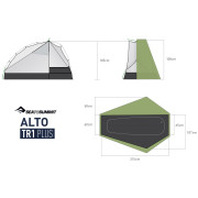 Ultraleichtes Zelt Sea to Summit Alto TR1 Plus