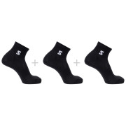 Socken Salomon Everyday Lite Quarter 3-Pack schwarz Black
