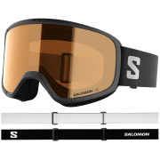 Kinder Skibrille Salomon Rio schwarz Black