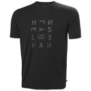Herren-T-Shirt Helly Hansen Skog Graphic T-Shirt schwarz 991 Black