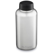 Edelstahlflasche Klean Kanteen Wide w/Wide Loop Cap - brushed stainless 1900 ml silber silver