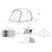 Aufblaszelt Outwell Montana 4 Air