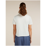 Damen-T-Shirt Icebreaker Merino 150 Tech Lite SS Crop Tee NZ Flora
