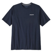 Herren-T-Shirt Patagonia P-6 Logo Responsibili Tee schwarz/blau New Navy