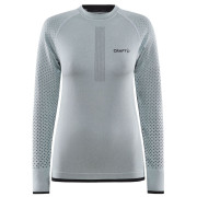 Damen-Funktionsshirt Craft Adv Warm Intensity Ls grau/weiß Ice-Black