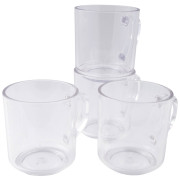 Tassen-Set Bo-Camp Mug 330 ml 4 Stk weiß