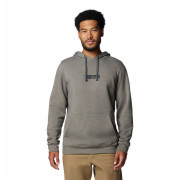 Herren-Sweatshirt Columbia Columbia Trek™ Hoodie grau Charcoal Heather, Puff Box Gem Logo