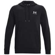 Herren-Sweatshirt Under Armour Essential Fleece Hoodie schwarz Black/White