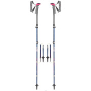 Trekkingstöcke Leki Micro Vario Carbon Lady blau DeepblueWhiteBerry