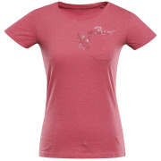 Damen-T-Shirt Alpine Pro Bolena 2 dunkelrot meavewood