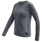 Damen-T-Shirt Sensor Merino Lite grau anthracite gray