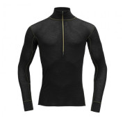 Herren-Funktionsshirt Devold Wool Mesh 190 Zip Neck Man schwarz black