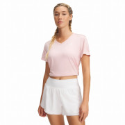 Damen-Funktionsshirt Under Armour Tech SSV - Twist hellrosa Prime Pink / / White