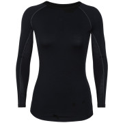 Damen-Funktionsshirt Icebreaker 200 Zone LS Crewe schwarz black